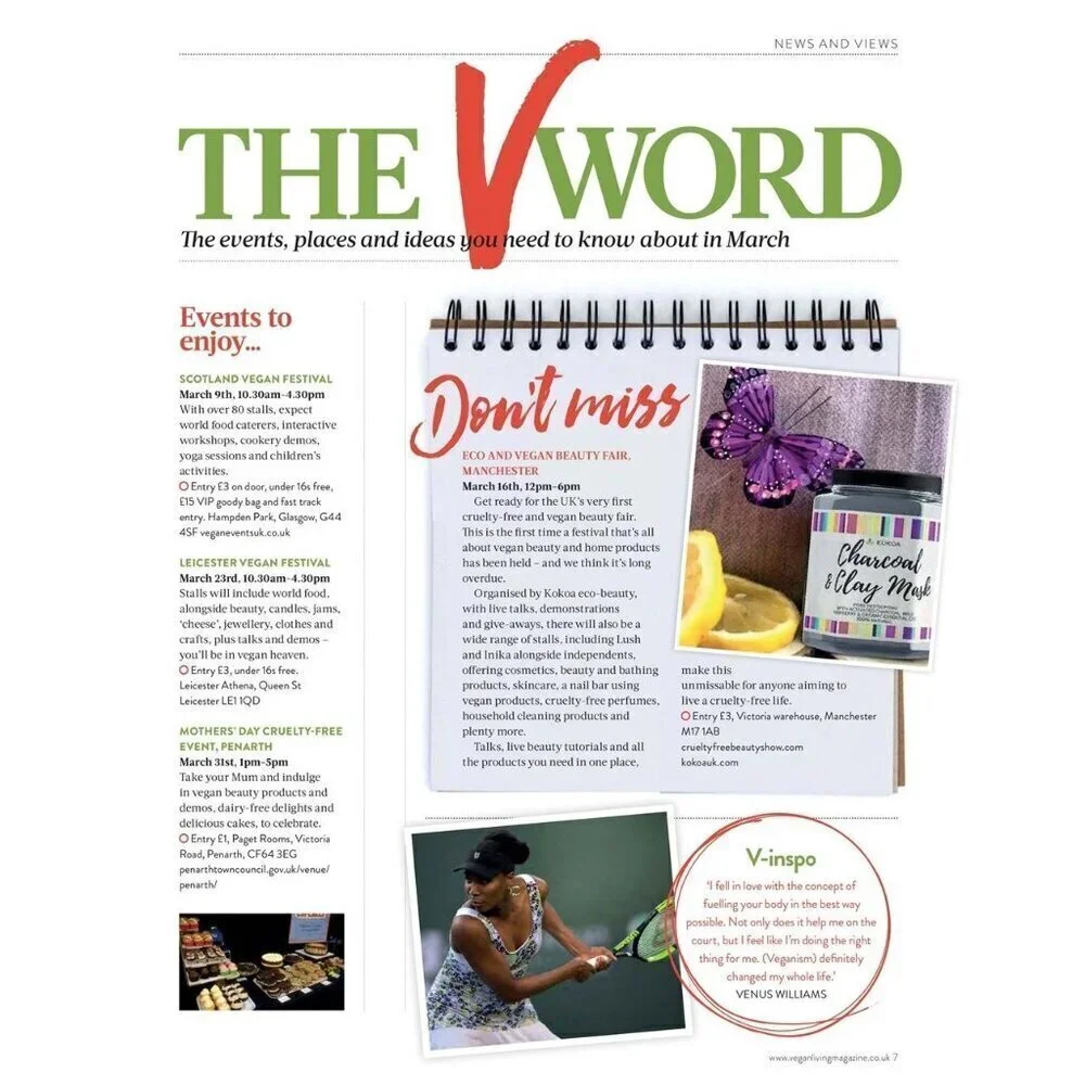 Vegan Living UK magazine March 2019 Retired Back Issue NEW